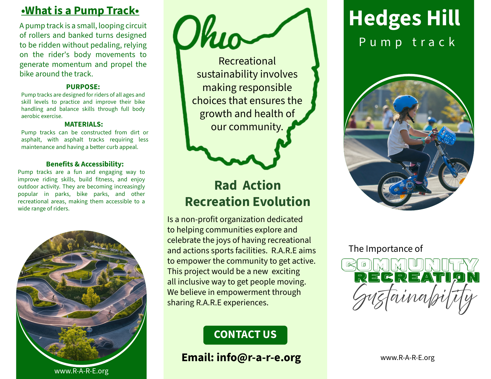 Hedges Hill Pump Track Design